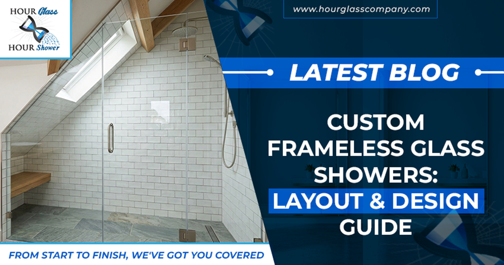 Modern frameless glass shower design